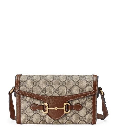 gucci horsebit print shoulder bag|gucci horsebit bag vintage.